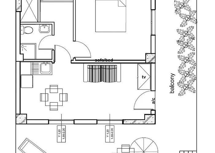 アパート Gorgona Di Thassos リメナリア